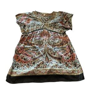 American Rag Multicolor Paisley Top